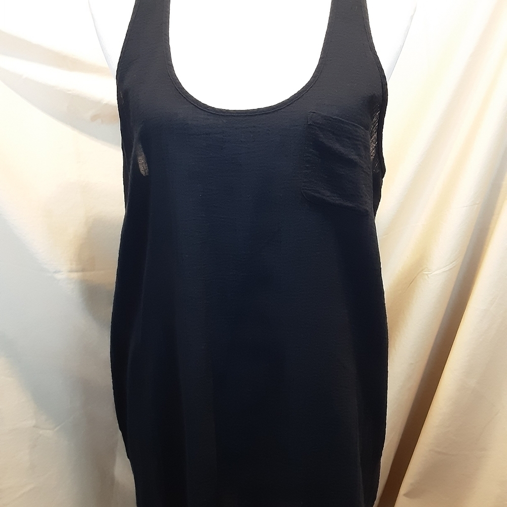 J. Crew Swoop Neck Racerback w/Pocket Tank SZ SM